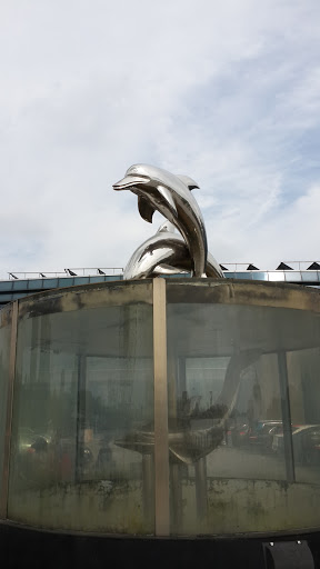 Yacht Club Dolphin Statue 