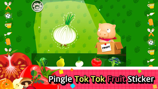 【免費教育App】Pingle Tok Tok Fruit Sticker-APP點子