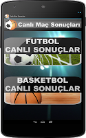 Canlı Maç Sonuçları APK スクリーンショット画像 #5