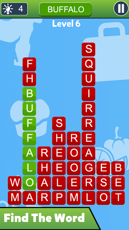 Android application Swipe The Words screenshort