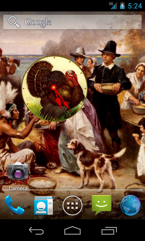 Thanksgiving Live HD Wallpaper Screen 2