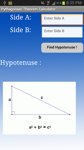 Pythagorean Theorem Calculator