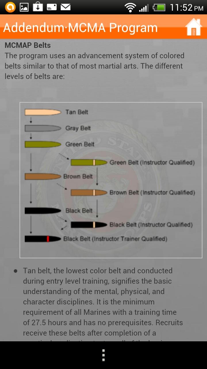 USMC Close Combat Manual Screen 3