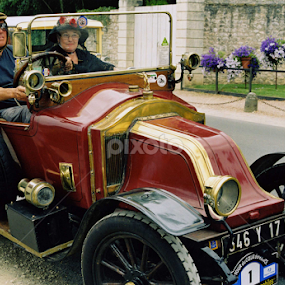 Somewhere in France by Vladimir Firsov - Transportation Automobiles