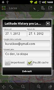 Locus - addon Latitude History