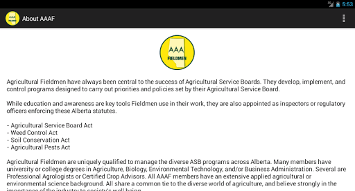 【免費教育App】Alberta Agriculture Fieldmen-APP點子