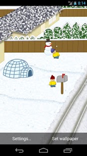 Snow Battle LiveWallpaper LITE Screenshots 0