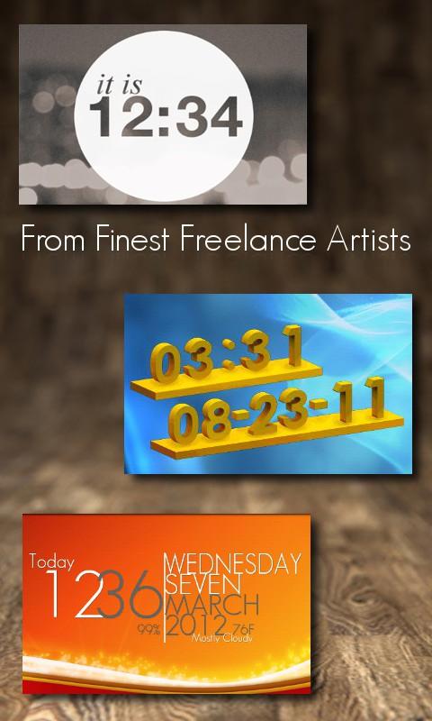 One More Clock Widget Screen 3
