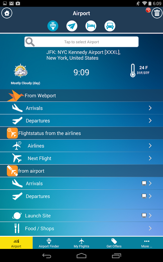 Airport Premium Flight Tracker - screenshot