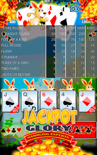 Bunny Racing Poker Free Card