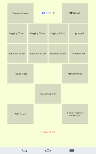 TK 102b II SMS Codes versenden