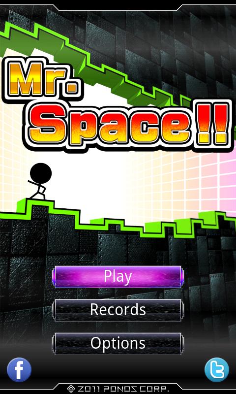 Android application Mr.Space!! screenshort