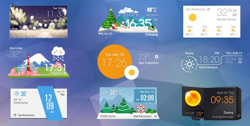 Material Design Cool Widget Screen 3