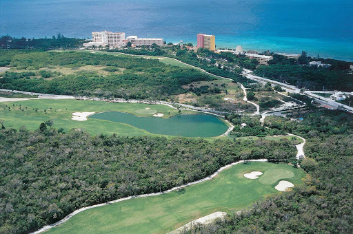 Cozumel-Campo-de-Golf2 - Cozumel Country Club, on Cozumel's north shore, features 18 holes of golf designed by the Nicklaus Design Group. Play it as part of a group cruise with fellow golfers.