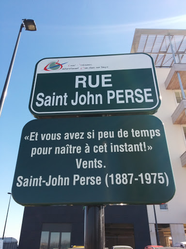Plaque Saint John Perse