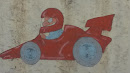 Racing Car Mural