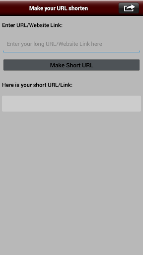 Shorten URL