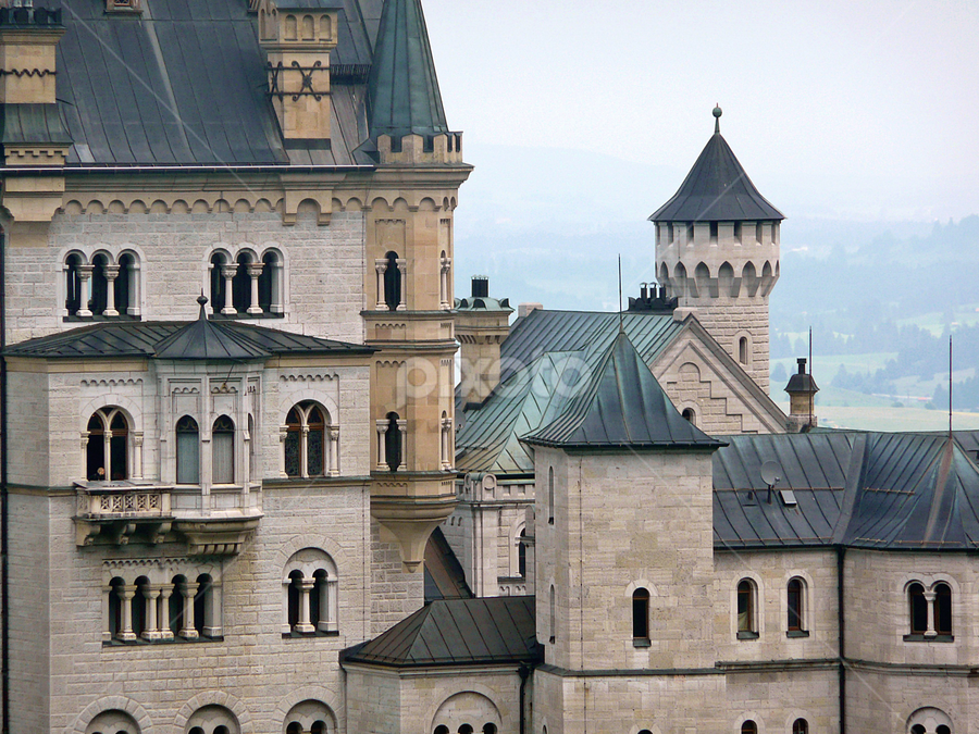 Castle Windows by Tony Huffaker - Buildings & Architecture Other Exteriors