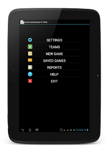 Soccer Stats Manager (Tablet) Screen 2