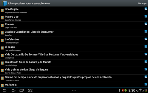  Libros gratis en español: miniatura de captura de pantalla  
