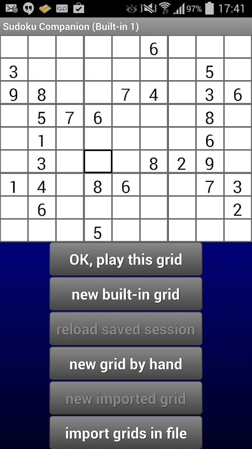 Android application Sudoku Companion screenshort