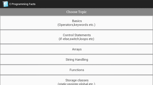 【免費教育App】C Programming Facts-APP點子