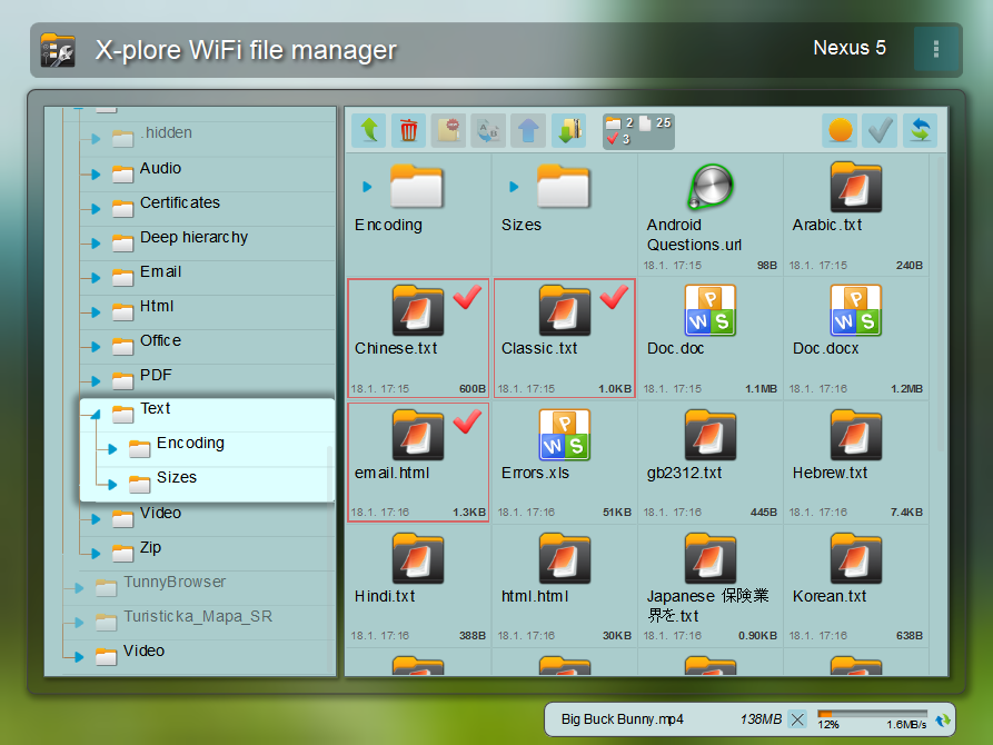 X-plore File Manager- 스크린샷