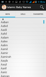 Islamic Baby Names Screenshots 1
