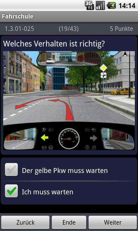 Android application Fahrschule 2016 screenshort