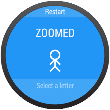 Hangman for Android Wear Screen 3