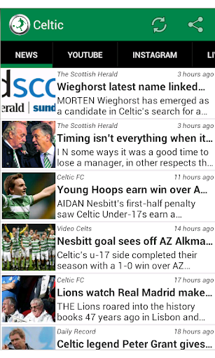 Celtic FC Fan App