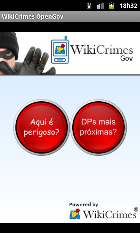 Android application WikiCrimes OpenGov SP screenshort