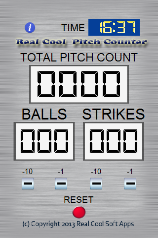 Real Cool Pitch Counter