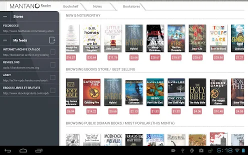 Mantano Premium Ebook Reader - screenshot thumbnail