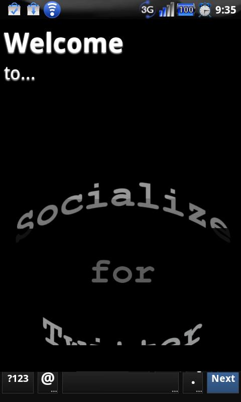 Android application Black Socialize for Twitter screenshort