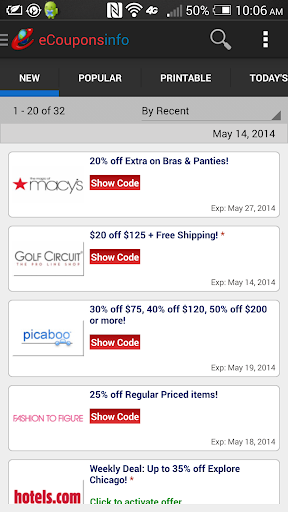 eCouponsinfo.com Coupons