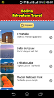 Bolivia Adventure Travel APK צילום מסך #1