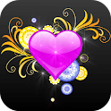 NEON HEART ♥ GO LAUNCHER logo