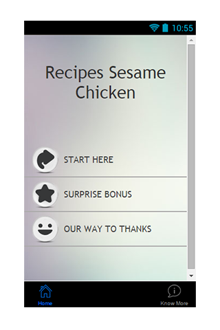 Recipe Sesame Chicken Tips