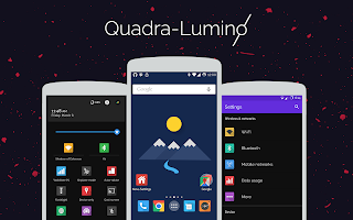 Quadra-Lumino CM12 Theme APK Снимки экрана #6