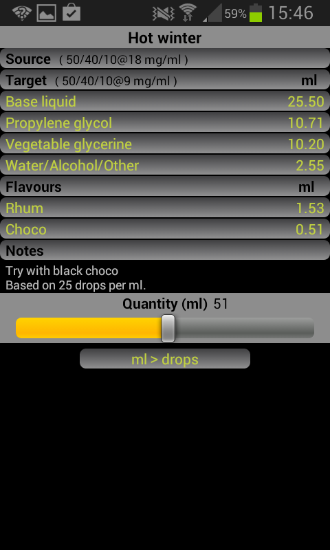 vape flavour calculator på  Liquid Play Tool Calculator Android apps Vape â€“  Google E