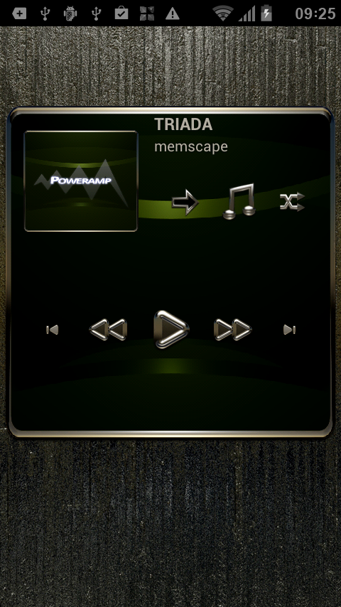 Poweramp Widget TRIADA Screen 2