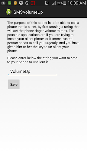 SMS VolumeUp