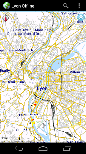 Offline Map Lyon France