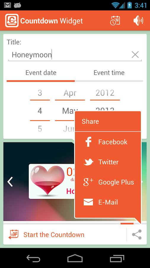 Countdown Days - App &amp; Widget - Android Apps on Google Play