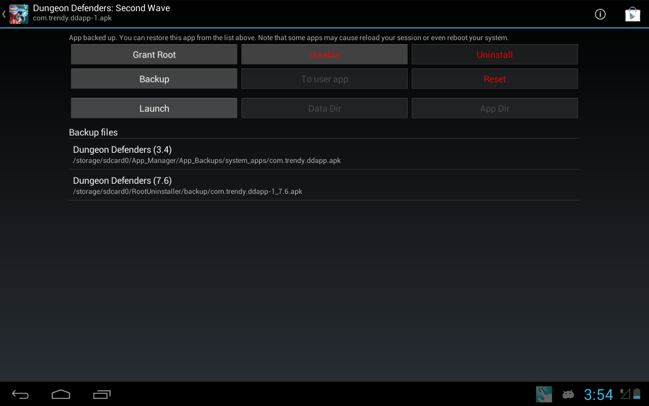 Root Uninstaller - screenshot