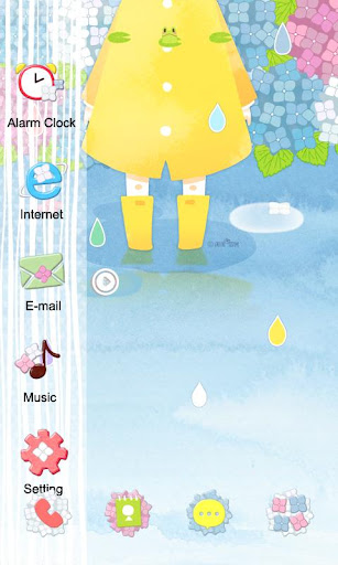 【免費娛樂App】CUKI Themes Rainbow Drop-APP點子