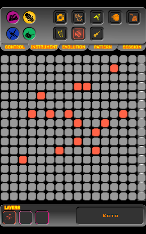 Android application BeatEvolve screenshort