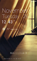 Blue Day Dodol Locker Theme APK 螢幕截圖圖片 #2