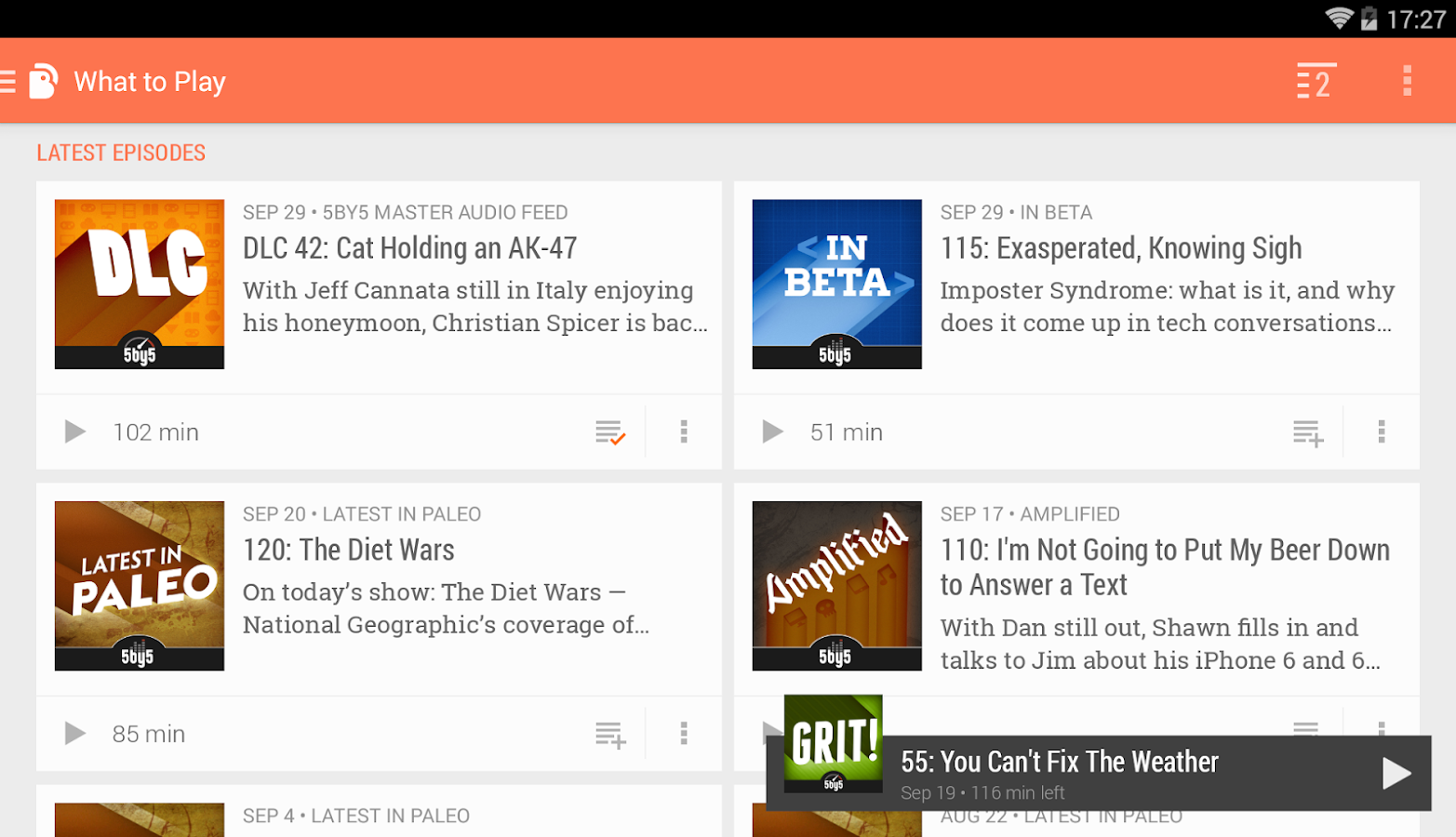   BeyondPod Podcast Manager – Capture d'écran 